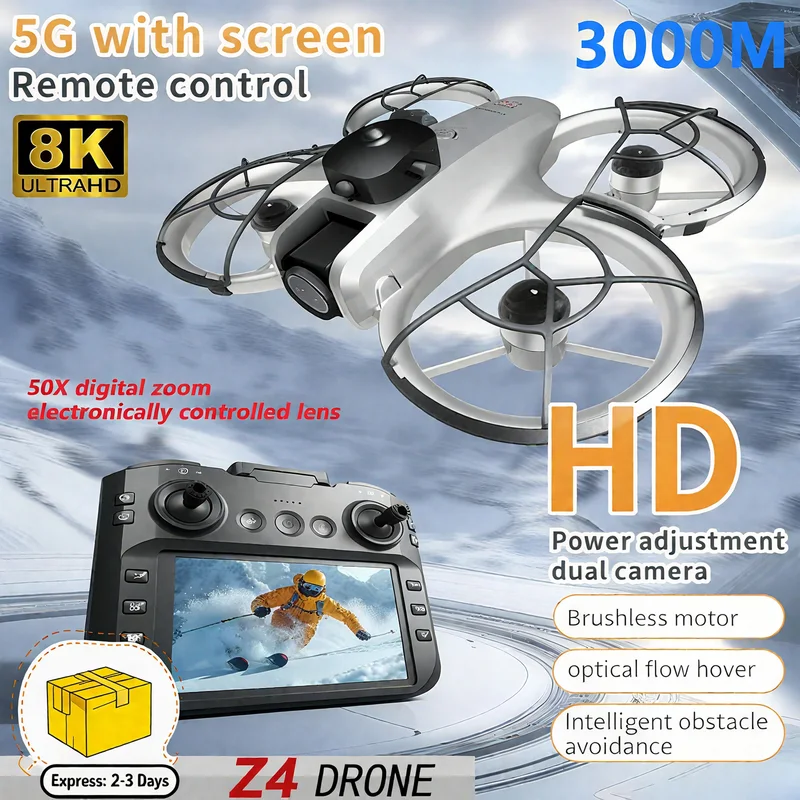New MINI Z4 Drone 4K Professio - Drone Camera With Gimbal 评论和价格
