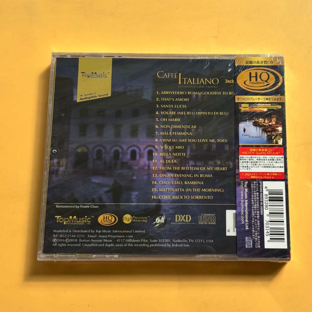 Ltalian Coffee Music CD Relaxi - Drone Camera Stabilized 评论和价格