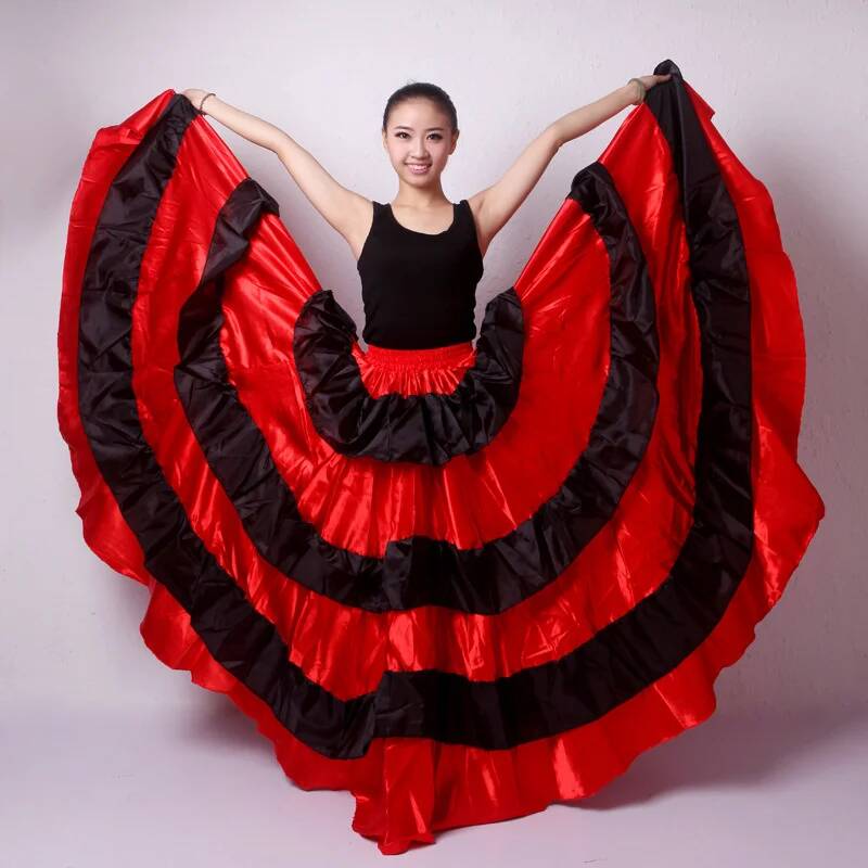 Skirt Gypsy Woman Spanish Flam - Drone Camera Stabilized 评论和价格