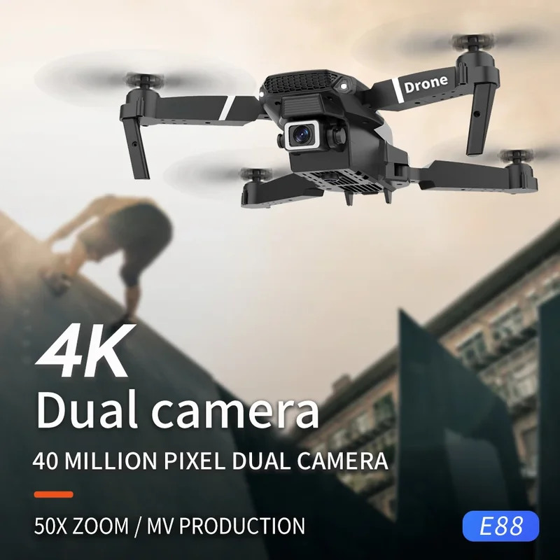 E88 ProIntelligent Folding Dro - Drone Camera Mount 评论和价格