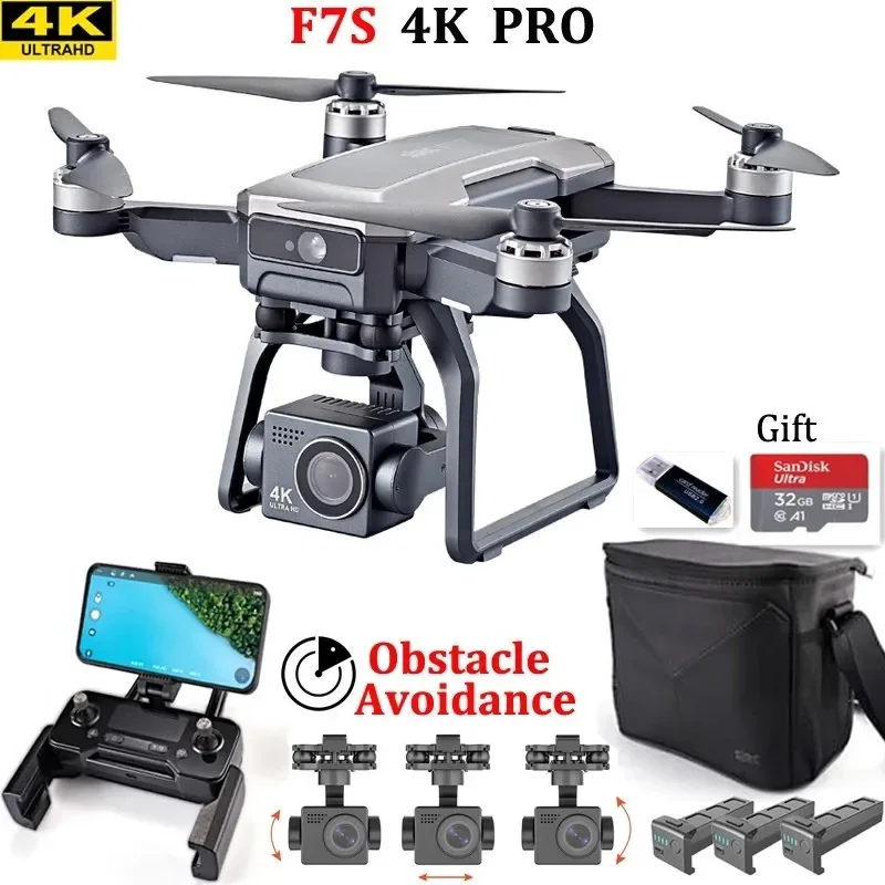 SJRC F7s 4K PRO Drone 4K obsca - Drone Camera With Gimbal 评论和价格
