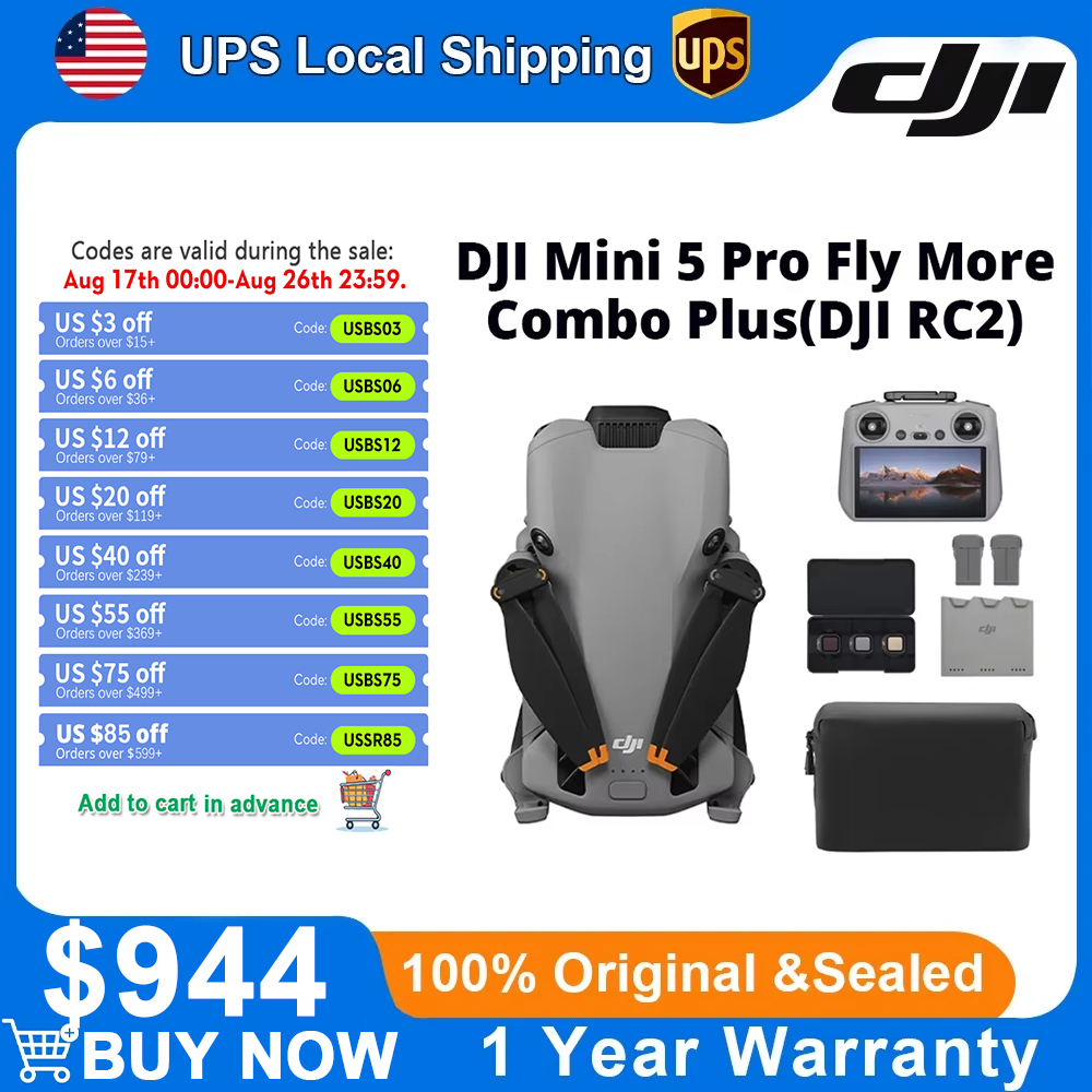 DJI Mini 5 Pro Fly More Combo  - Drone Camera Vlog 评论和价格