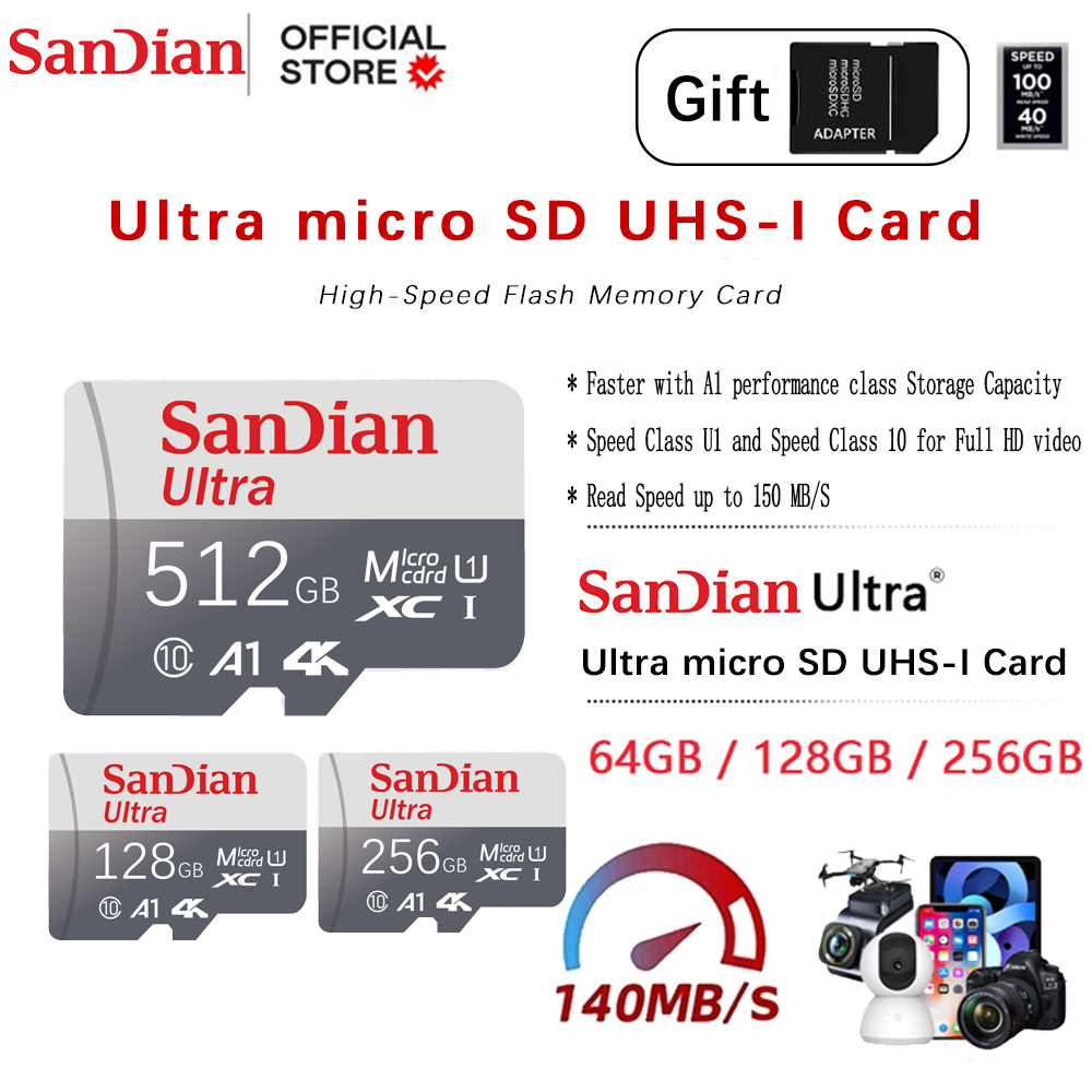 128GB Micro TF SD Card High Sp - Drone Camera Waterproof 评论和价格