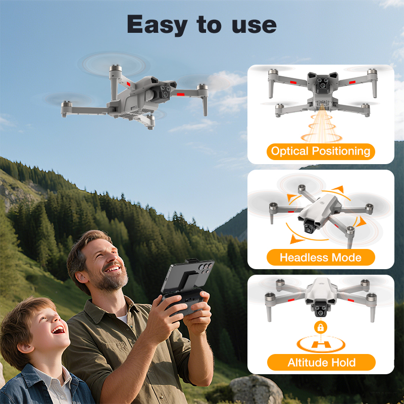 NEW Hot L017 Pro Drone Brushle - Drone Camera With Gimbal 评论和价格